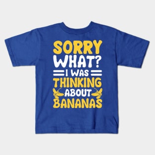 i was thinking about bananas 1 Kids T-Shirt